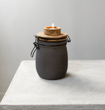 Charger l&#39;image dans la galerie, Cheminée de table Leeff Stonefire Gris 29 cm
