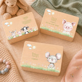 Erinnerungsbox Baby mit Deckel Bauernhof Tiere personalisiert – Ansicht 4