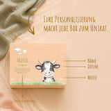 Erinnerungsbox Baby mit Deckel Bauernhof Tiere personalisiert – Ansicht 8