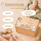 Erinnerungsbox Baby mit Deckel Safari Tiere personalisiert – Ansicht 3