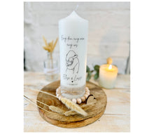 Load image into Gallery viewer, Wedding candle &quot;Katharina&quot; mini heart gold - personalised
