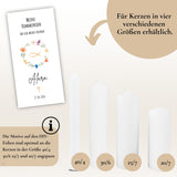 Kerzenfolie Kommunionkerze "Alara" - personalisiert