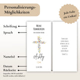 Kerzenfolie Kommunionkerze "Ashley" - personalisiert