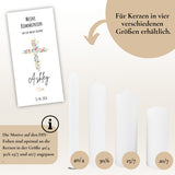 Kerzenfolie Kommunionkerze "Ashley" - personalisiert