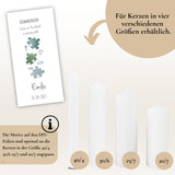 Kerzenfolie Kommunionkerze "Emilio" - personalisiert