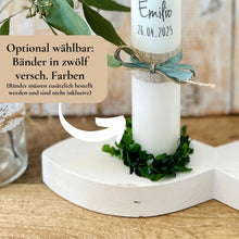 Lade das Bild in den Galerie-Viewer, Kerzenfolie Kommunionkerze "Emilio" - personalisiert
