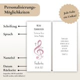 Kerzenfolie Kommunionkerze "Frederike" - personalisiert