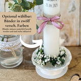 Kerzenfolie Kommunionkerze "Frederike" - personalisiert