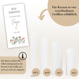 Kerzenfolie Kommunionkerze "Freya" - personalisiert
