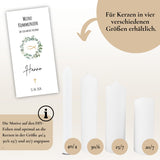 Kerzenfolie Kommunionkerze "Hanno" - personalisiert