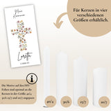 Kerzenfolie Kommunionkerze "Loretta" - personalisiert