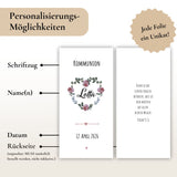 Kerzenfolie Kommunionkerze "Lotta" - personalisiert