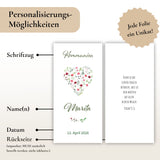Kerzenfolie Kommunionkerze "Marita" - personalisiert