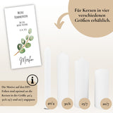 Kerzenfolie Kommunionkerze "Merlin" - personalisiert