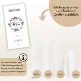 Kerzenfolie Kommunionkerze "Mira" - personalisiert