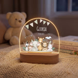 LED-Nachtlicht für Kinder mit Motiv Safari – Ansicht 4