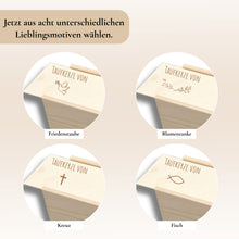 Charger l'image dans la galerie, Holzkiste mit Schiebedeckel mit Motiv Lebensbaum 25 × 7 cm – Ansicht 6
