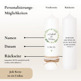 Hochzeitskerze Kranz Grün – Ansicht 4