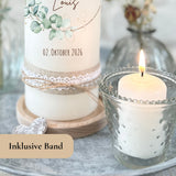 Hochzeitskerze Kranz Gold – Ansicht 5