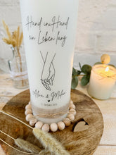 Load image into Gallery viewer, Wedding candle &quot;Katharina&quot; mini heart gold - personalised
