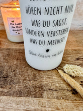 Load image into Gallery viewer, Gift candle with saying &quot;It&#39;s nice that we have each other&quot; souvenir - the back can be personalised
