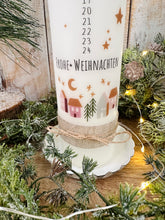 Lade das Bild in den Galerie-Viewer, Weihnachtskerze/Adventskerze &quot;Alvena 5&quot; Kalenderkerze 1-24
