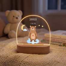 Charger l'image dans la galerie, Personalisiertes Nachtlicht für Babys mit Namen Datum  - Individuelle Geschenke Baby
