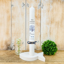 Lade das Bild in den Galerie-Viewer, Kommunionkerze &quot;Benno&quot; - personalisiert
