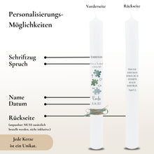 Lade das Bild in den Galerie-Viewer, Kommunionkerze Puzzle grün – Ansicht 3
