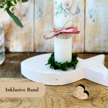 Lade das Bild in den Galerie-Viewer, Kommunionkerze &quot;Feline&quot; - personalisiert
