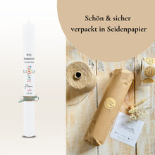 Lade das Bild in den Galerie-Viewer, Kommunionkerze "Henni" - personalisiert
