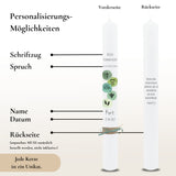 Kommunionkerze Symbole aqua – Ansicht 3