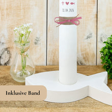 Lade das Bild in den Galerie-Viewer, Kommunionkerze &quot;Polly&quot; - personalisiert
