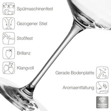 Lade das Bild in den Galerie-Viewer, 2er Set Weinglas personalisiert mit Gravur - Hochzeitsgeschenke mit Name &amp; Datum &quot;Katharina&quot; Leonardo
