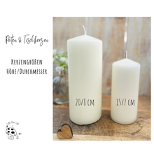 Load image into Gallery viewer, Kommunionkerze &quot;Antonella&quot; Blumen Regenbogen - personalisiert
