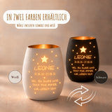 Trauerlicht aus Glas mit Gravur Sternenkind – Ansicht 5