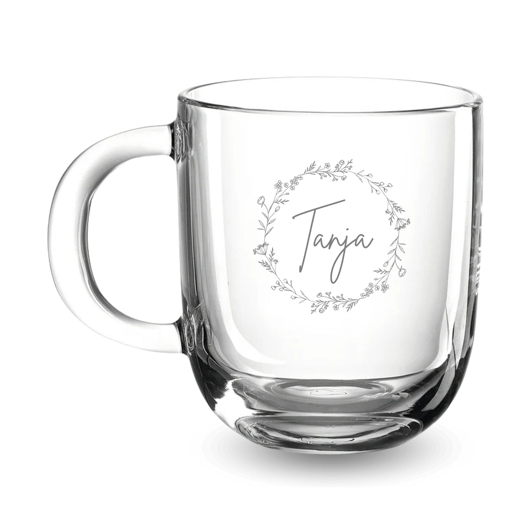 VILLA ROSA LOTTA Personalisierte Geschenke - Tasse Personalisiert Mit Gravur - Minimalistisch, Elegant & Modern - Spülmaschinenfest - Geschenk Für Geburtstag, Weihnachten, Valentinstag