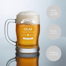 Load image into Gallery viewer, Bierkrug TAVERNA mit Gravur Oldschool – Ansicht 5
