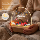 LED-Nachtlicht für Kinder mit Motiv Rennwagen – Ansicht 2