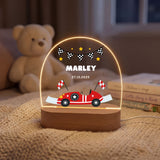 LED-Nachtlicht für Kinder mit Motiv Rennwagen – Ansicht 4