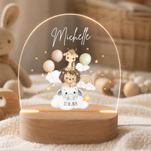 Charger l'image dans la galerie, Personalisiertes Nachtlicht für Babys mit Namen - Individuelle Geschenke Baby
