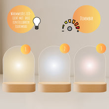 Charger l'image dans la galerie, Personalisiertes Nachtlicht für Babys mit Namen Datum Eule - Individuelle Geschenke Baby
