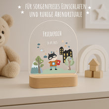 Charger l'image dans la galerie, Personalisiertes Nachtlicht für Babys mit Namen Datum  - Individuelle Geschenke Baby
