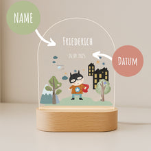 Charger l'image dans la galerie, Personalisiertes Nachtlicht für Babys mit Namen Datum  - Individuelle Geschenke Baby
