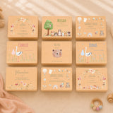Erinnerungsbox Baby mit Deckel Motiv Storch Mädchen personalisiert – Ansicht 7