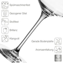 Lade das Bild in den Galerie-Viewer, Weinglas personalisiert mit Gravur - Hochzeitsgeschenke mit Name &amp; Datum Berge &quot;Heidi&quot; Leonardo
