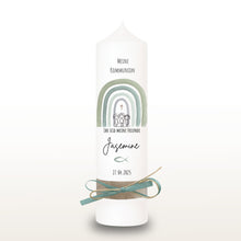 Load image into Gallery viewer, Kommunionkerze "Jasemine" - personalisiert
