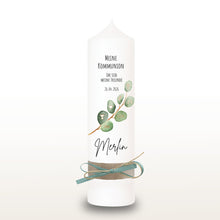 Lade das Bild in den Galerie-Viewer, Kommunionkerze &quot;Merlin&quot; - personalisiert
