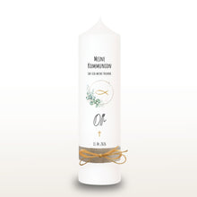 Lade das Bild in den Galerie-Viewer, Kommunionkerze &quot;Olli&quot; - personalisiert
