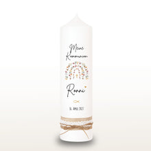 Lade das Bild in den Galerie-Viewer, Kommunionkerze &quot;Ronni&quot; - personalisiert
